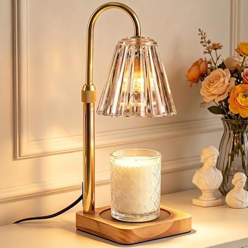 Marycele Candle Warmer Lamp with Timer & Dimmer, Gifts for Mom Office Decor