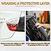 Sekhyna Car Tail Light Lamp Cover for BMW,Rear Tail Light Shell Trim Cover,Rear Lamp Shade Brake Indicator Light Accessories (BMW 3 Series M3 E46 E90 2005-2008 Model, 4PCS