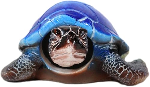 Miniatura 4 de Ebros Gift Océano náutico Coloridos tonos de concha azul tortuga marina gigante nadando Bobblehead Figurine 5.75 pulgadas de largo reptil tortugas