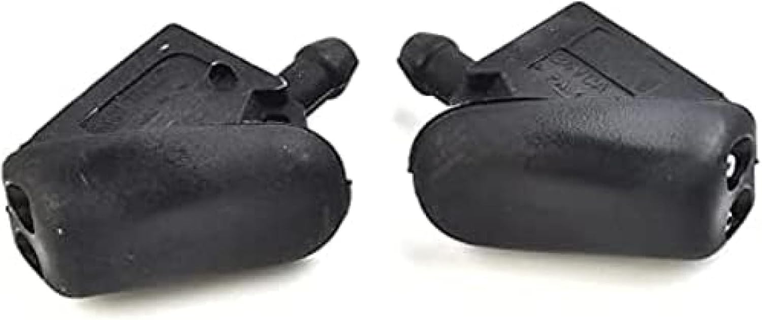 Car Wiper Nozzle 2pcs Car Front Windshield Washer Jet Nozzles Windscreen Wiper Sprayer, for Fiesta 2001-2008 Replacement Parts