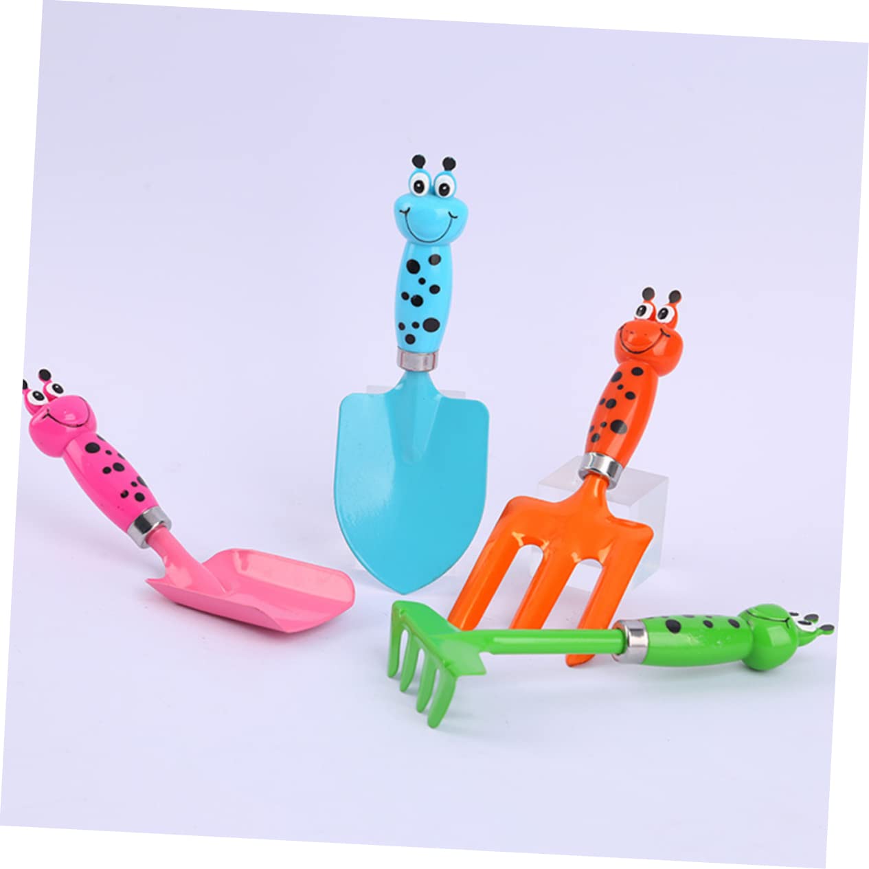 FELTECHELECTR 4Pcs Beach Tool Set Creative Shovel for Outdoor Fun Garden Digging Tools with Smooth Surface for Boys for Beach and Sandbox Play