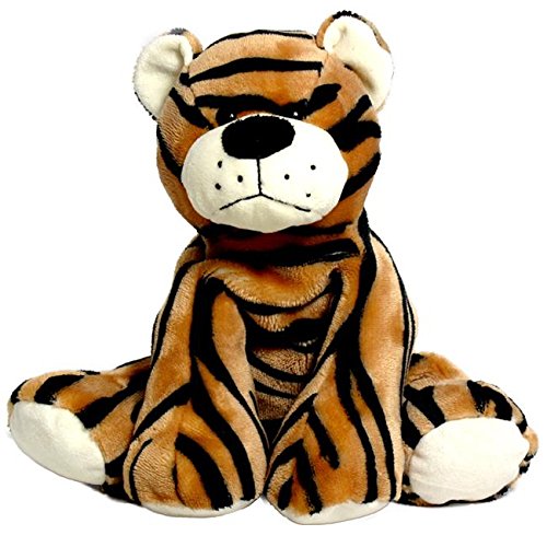 WISHPETS 9" Poseable Tiger Plush Soft Animal| for Boys, Girls, Adults