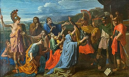 Toile Coriolanus Poussin 50x70cm affiche décoration murale