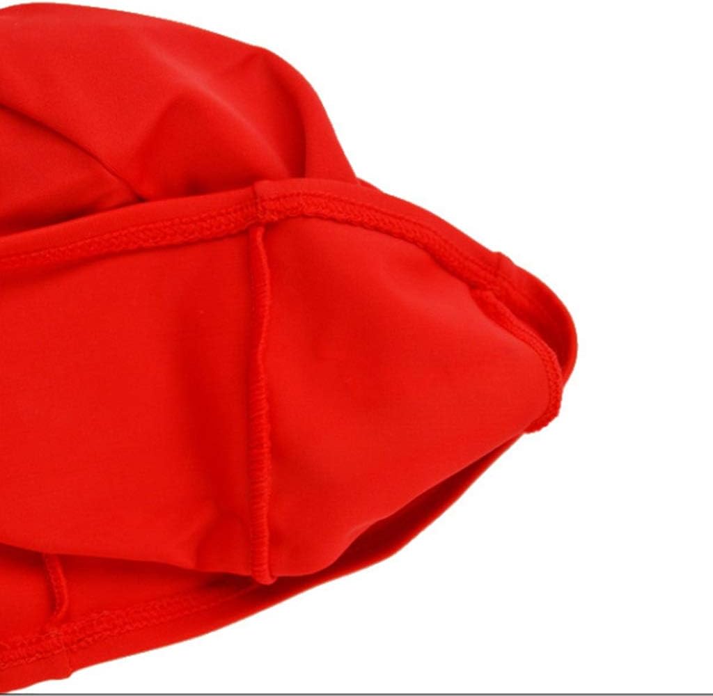 Women's Swimming Cap Men's Long Hair Short Hair Silicone Adult Swim Cap High Elastic Ear Protection Swimming Equipment (Color : C)