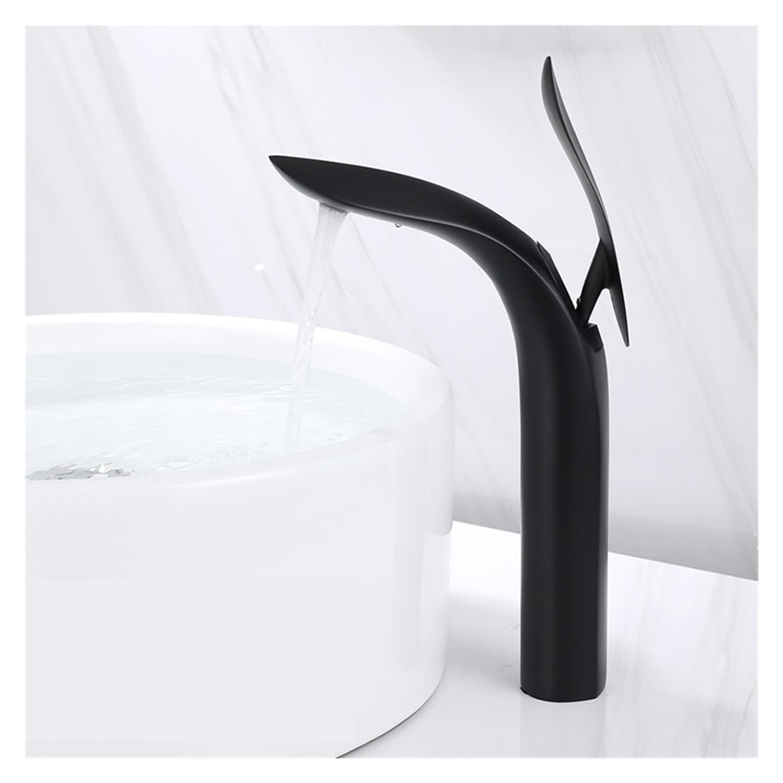 Robinet mitigeur noir en laiton pour rafraîchir le design de la salle de bain