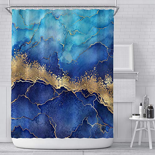 Rideau de douche anti moisissure polyester lavable pour cabine de douche - 7