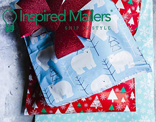 Image of Inspired Mailers - Poly Mailers 6x9-100 Pack - Red Poly Mailers - Shipping Envelopes 6x9 - Packaging Envelopes - Mailer Bags - Mailing Envelopes 6x9 - Small Shipping Bags