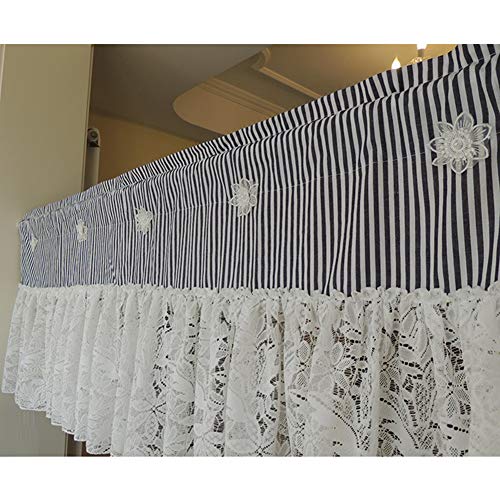 Cortina corta de encaje OKUOKA para cocina y cafetería 4