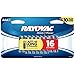 Rayovac Alkaline AAA Batteries, 824-16SCF, 16-Pack