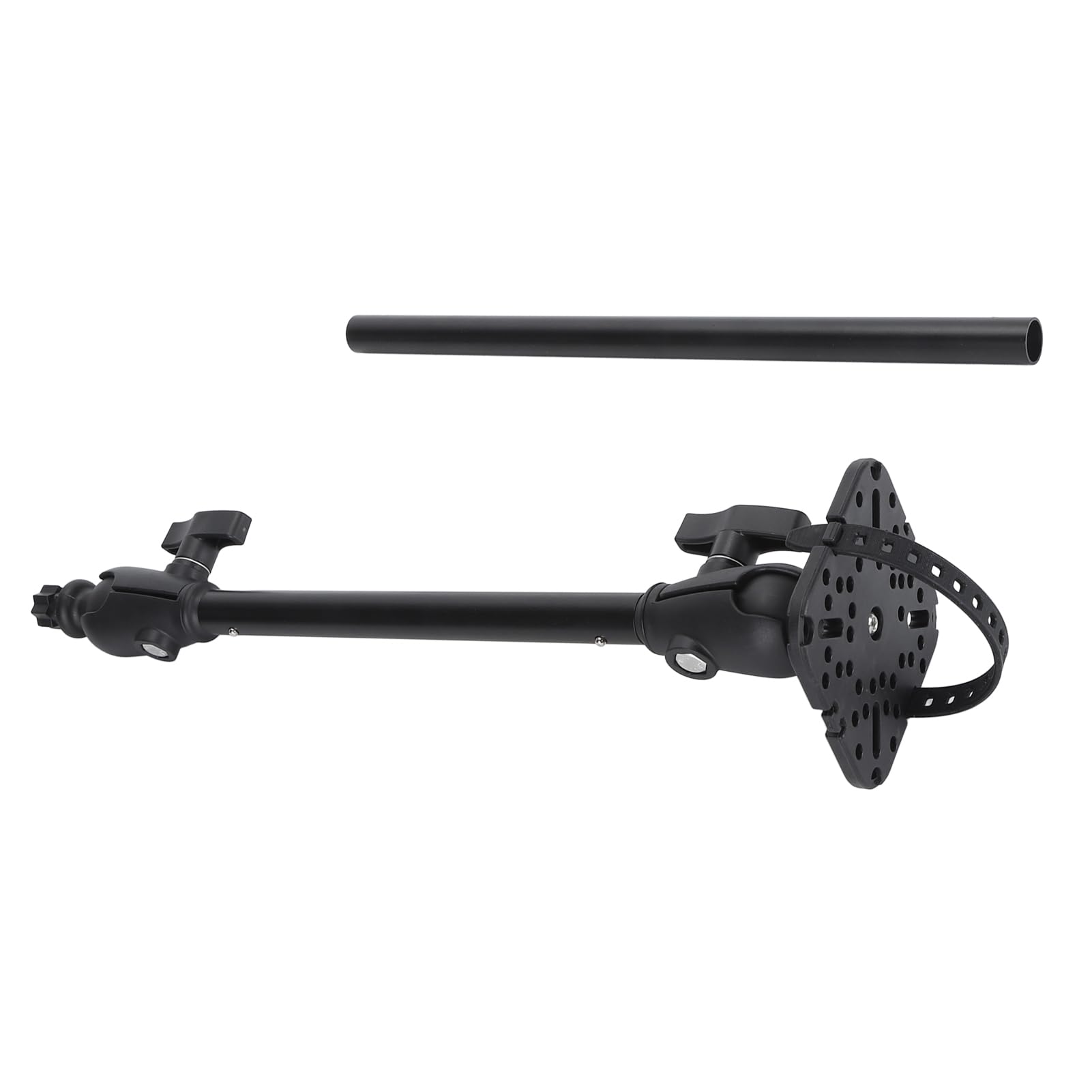 Fischfinder-Montagebasis, Universal Marine Dual 360° Rotation Kugelhalterung Fischfinder Halterung mit Langem Rohrarm, Elektronischer Fischfinder-Halter, Finder-Rack für Boot,