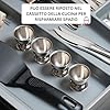 4 Portauova Westmark Con Piedistallo - Acciaio Inox, Impilabili, &oslash;5cm, Design Elegante