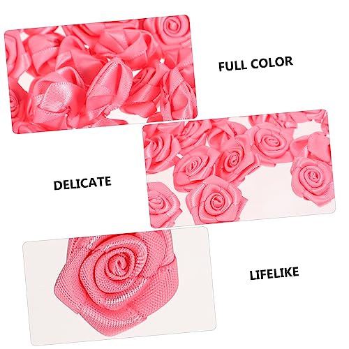 Roses ruban pour décoration de mariage et accessoire bricolage