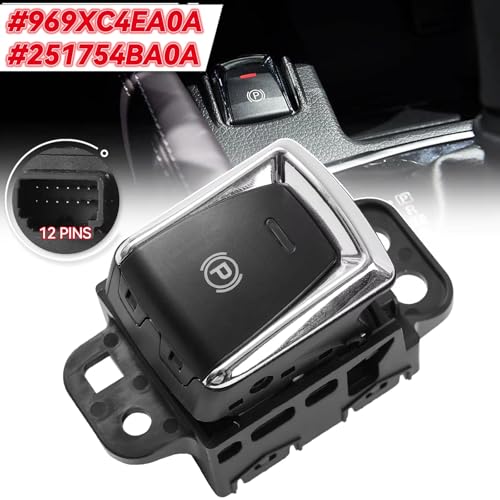Interruptor control freno estacionamiento compatible con Nissan Qashqai 2014-2018 5