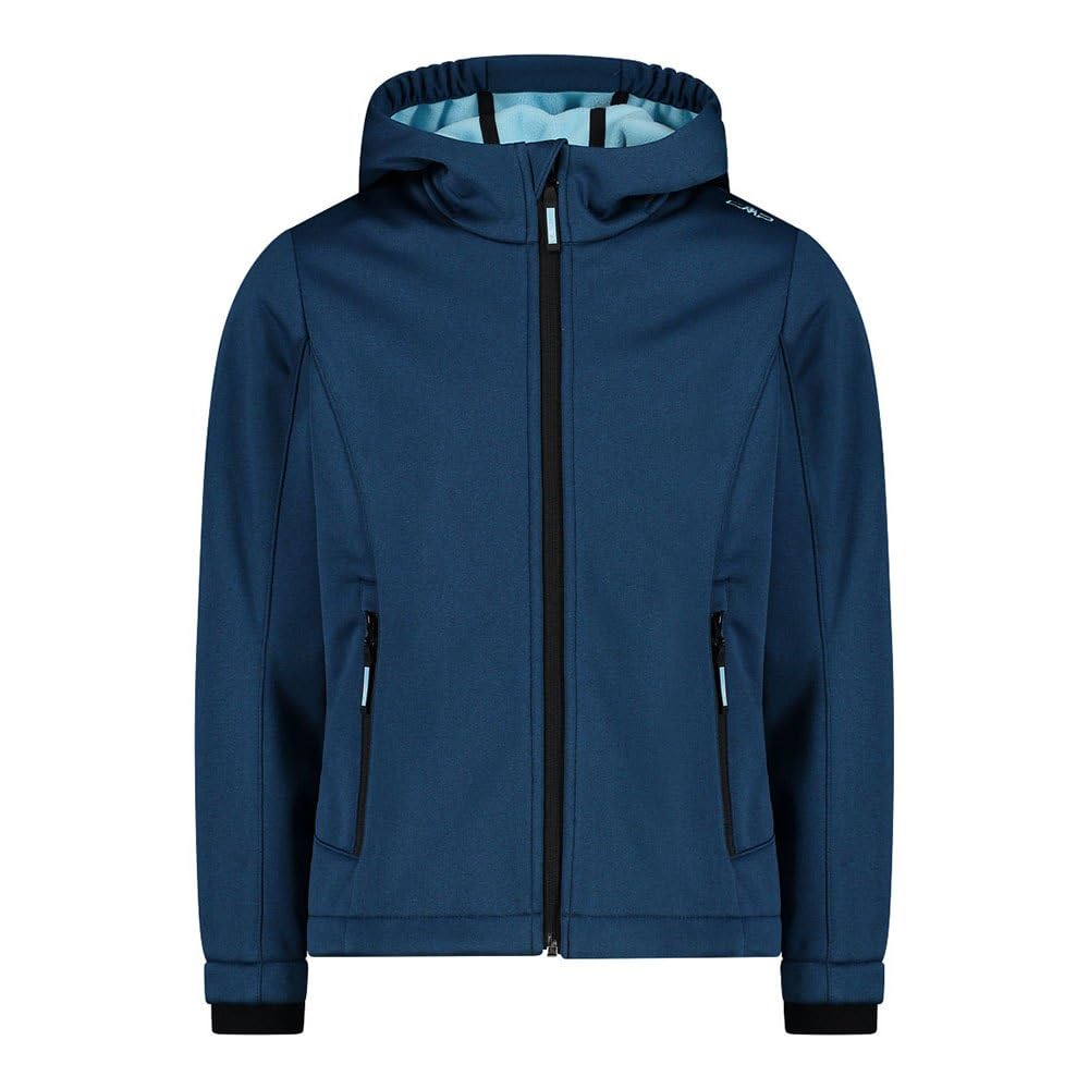 CMP - Kid G Jacket Fix Hood, Majolica Mel., 140