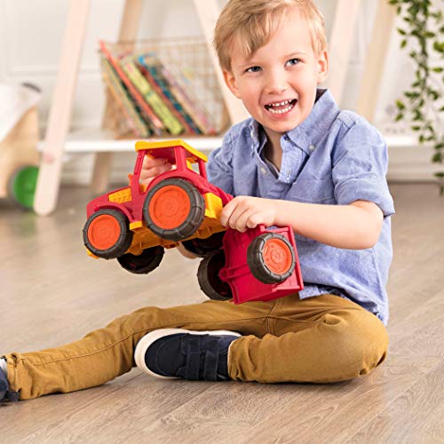 Wonder Wheels Traktor mit Anhänger 31 cm LKW – Kinder Auto Spielzeug Outdoor Sandkasten Sandspielzeug – Fahrzeug für… – Bild 5