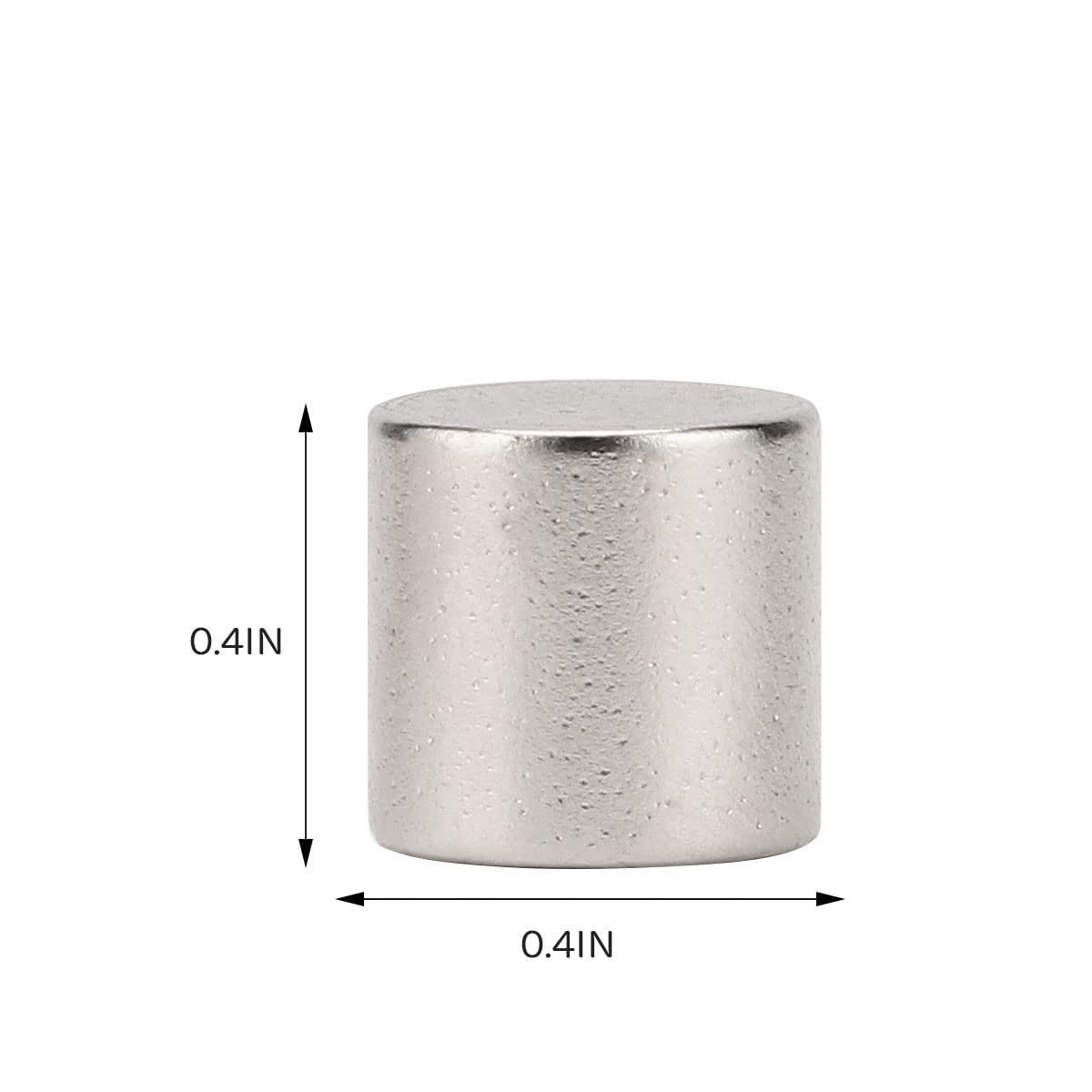 40 PCS Refrigerator Magnets 3/8" x3/8" Cylinder Small Magnets Permanent Rare Earth Neodymium Magnet for Multi-Use Fridge Whiteboard DIY Scientific Craft Office Magnets, 10x10mm