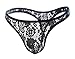 Produktbild BANDIDAS Herren Slips G-String Spitze Transparenz Sexy Low Rise Tanga Elefantenstring Weich und Atmubgsaktiven Unterhose Schwarz Asiatische Größe XL=EU Größe XS-S