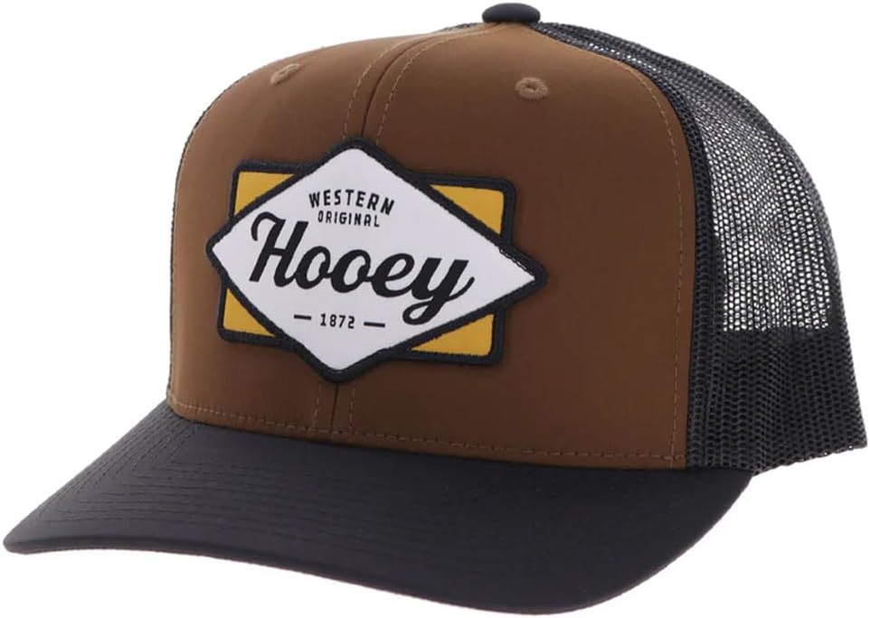 HOOEY Men's Diamond Adjustable Snapback Hat