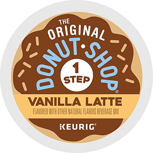 image for The Original Donut Shop Vanilla Latte, Single-Serve Keurig K-Cup Pods,