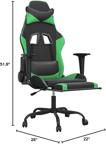 Miniatura 2 de Silla de masaje para videojuegos, silla ergonómica para juegos, adecuada para el trabajo, descanso, juegos de computadora, actuaciones de