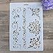 DIY Decorative Stencil Template for Painting on Walls Furniture Crafts