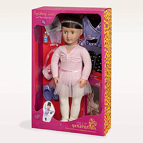 Muñeca Deluxe Sydney Lee Our Generation con Libro miniatura 3
