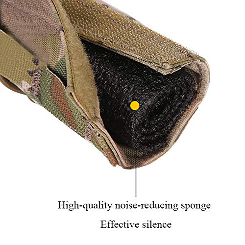 Emersongear 8.66" Suppressor Cover Airsoft Military Shooting Tactical Silencer Quick Release Cover Mcbk #TOP3