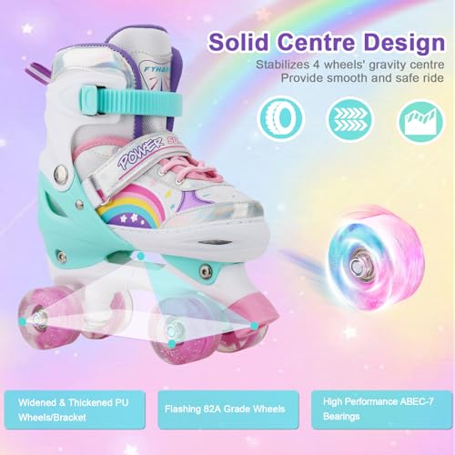 Patins roulettes filles réglables : apprenez à patiner sans tomber