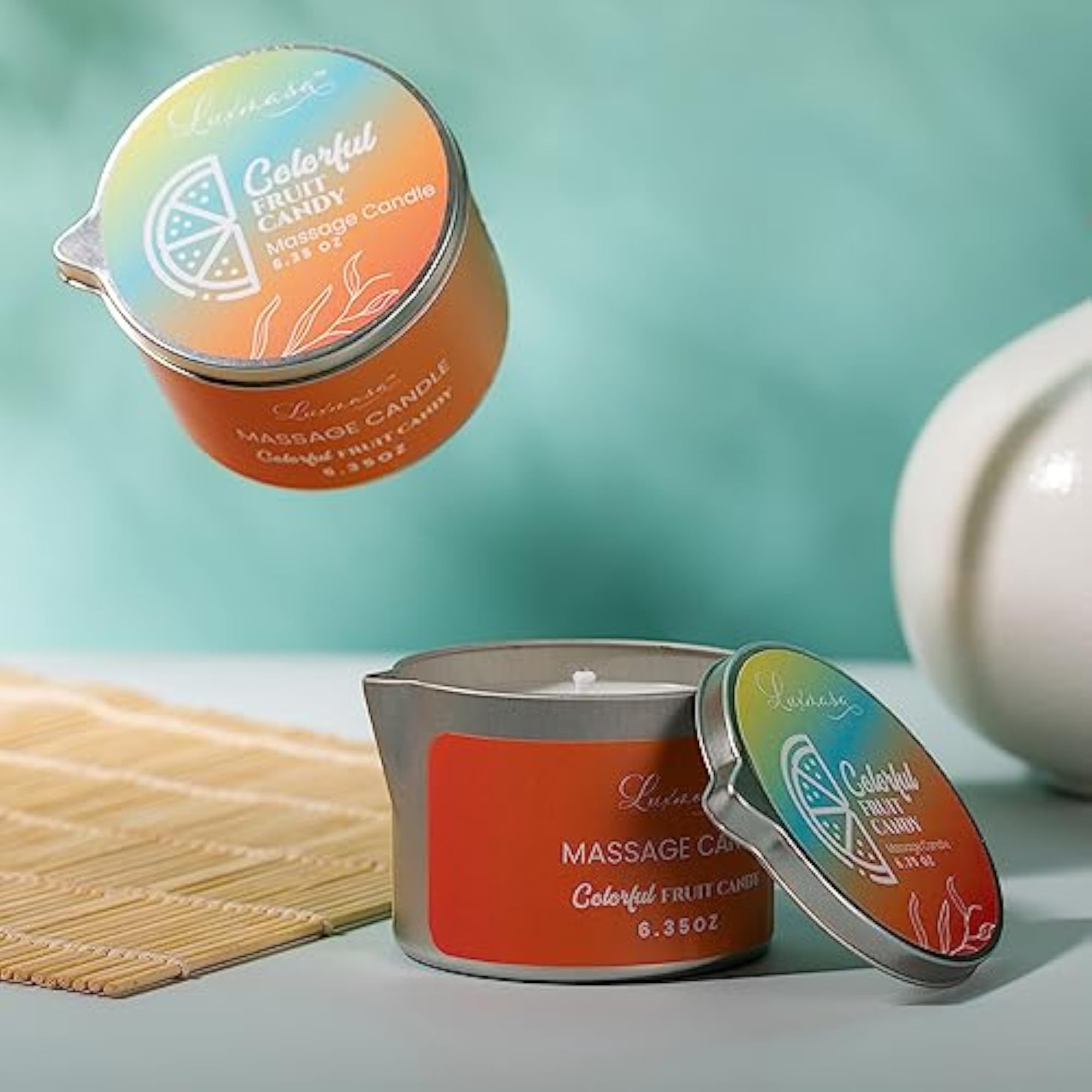 Scented Body Massage Oil Candle, 6.35OZ