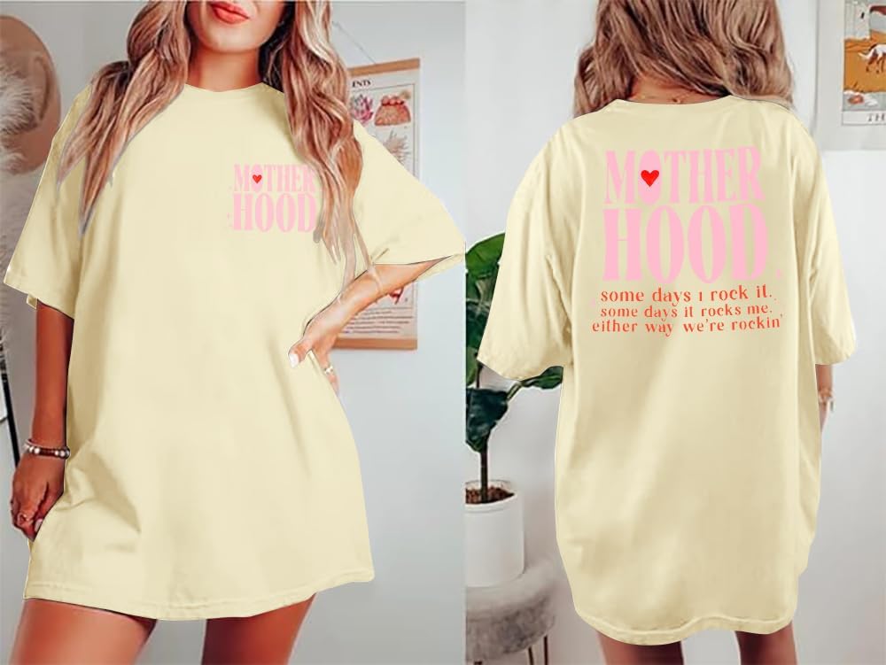 Mama Shirts Oversized Mom Shirt Motherhood Tshirt Just A Mom Skeleton Tee Top - Image 2