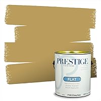 Vista 40 de PRESTIGE Pinturas de pintura exterior e imprimación en uno, 1 galón, plano, combinación comparable de Benjamin Moore* Manzanilla*