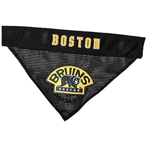 NHL Boston Bruins Bandana for Dogs & Cats, Small/Medium. – Cute & Stylish Bandana! The Perfect Hockey Fan Scarf Bandana, Great for Birthdays Or Any Party!
