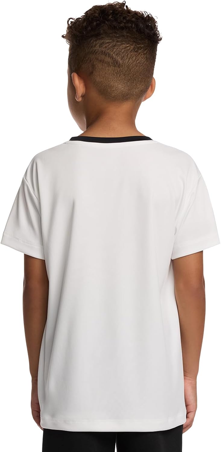 Messi Boys' Lifestyle Short Sleeve Top, Loose-Fit Shirt with Logo, Comfortable, All-Day Wear - Image 2