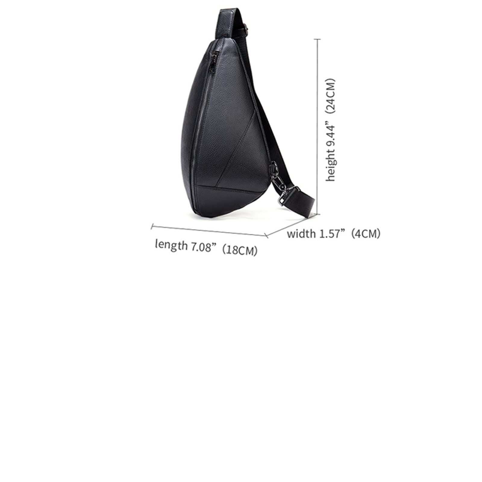 Mochila cruzada impermeable para hombre, mochila diaria, mochila, 1 color, Talla única