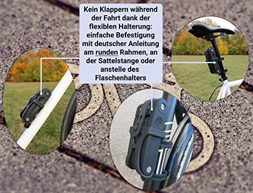 Kohlburg Fahrradschloss – Kompaktes und leichtes Faltschloss für E-Bikes
