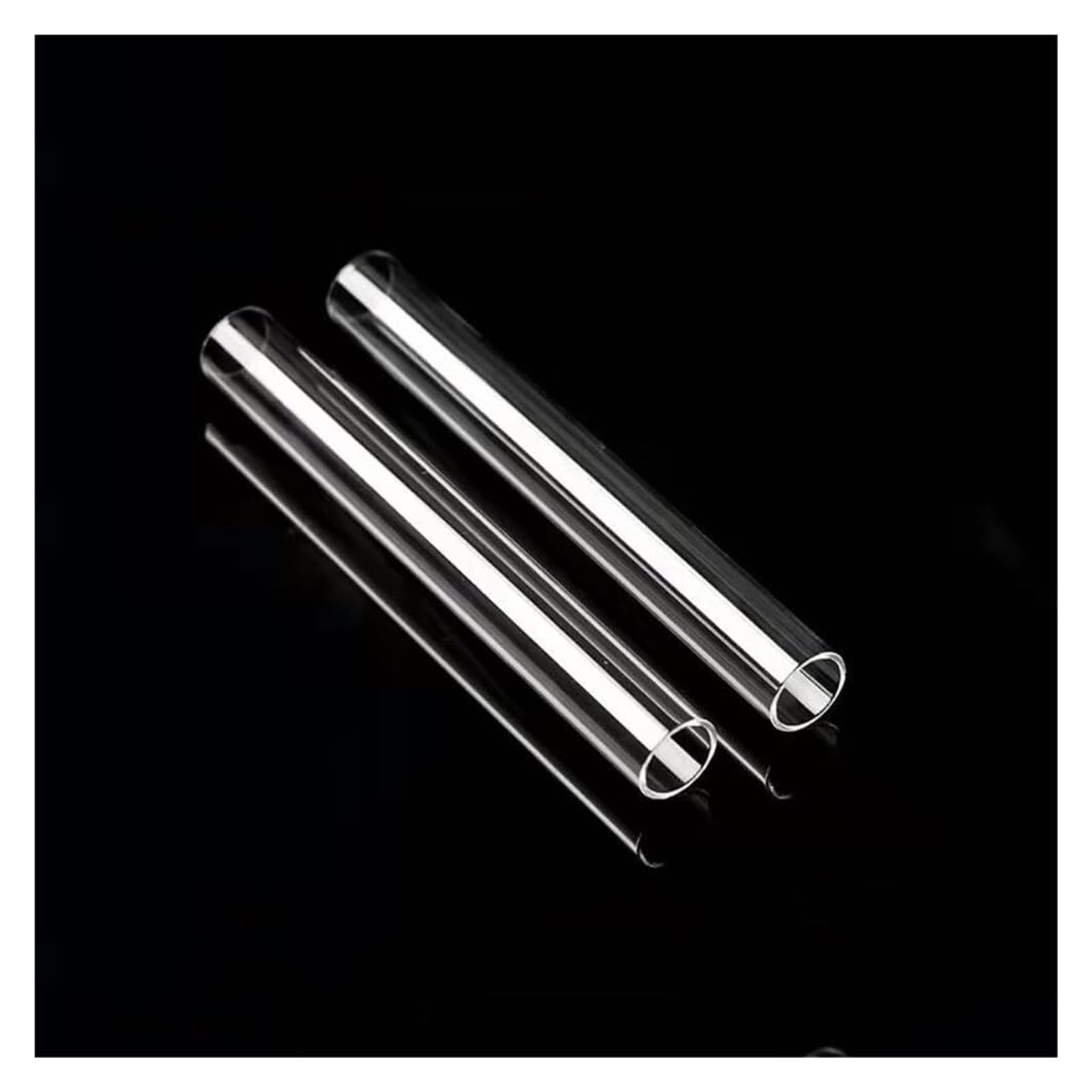 Quarzglasröhren Aus Quarzglas, 50–60 Mm X 3–4 Mm X 250–500 Mm, Transparent(60mmx3mmx250mm)