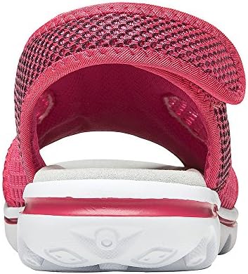 Propét Women's TravelActiv SS Sandal, Red/Black, 6.5 2A US | Image 2