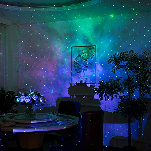 DECDEAL Star Projector Night Light Galaxy Projector com LED Nebula Cloud colorido Starry Sky Projeto
