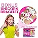 Hair Chalk Birthday Gifts for Girls + Bonus unicorn bracelet –Temporary Hair Chalk Color for Kids – 12 Hair Chalk Pens Set – Perfect Gift Idea for Girls from 3 to 12 Years Old