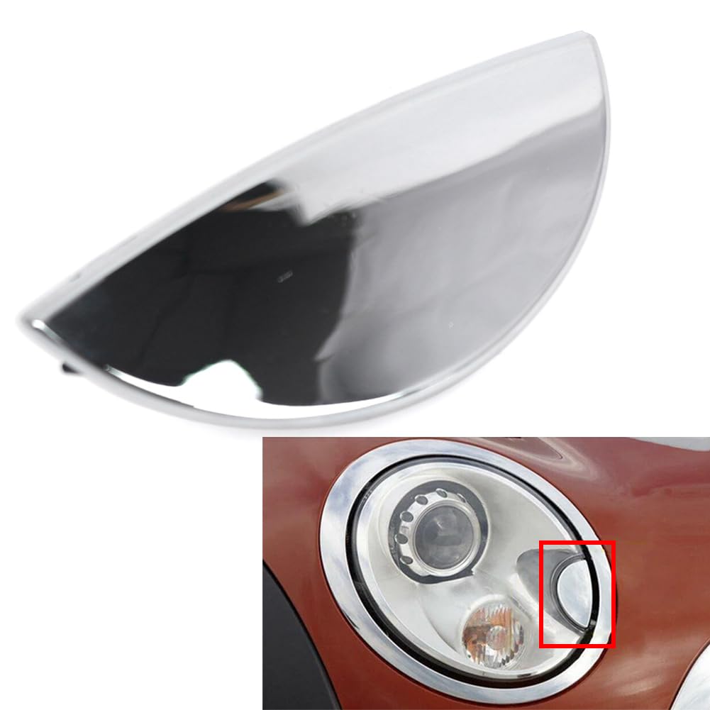 Cnswee6 Headlight Cap Headlamp Cleaning Cap Headlamp Washer Nozzle Cover 1Pc Headlight Washer Cover Right for BMW for MINI COOPER R52 Convertible & S 11/2002-07/2008 Right