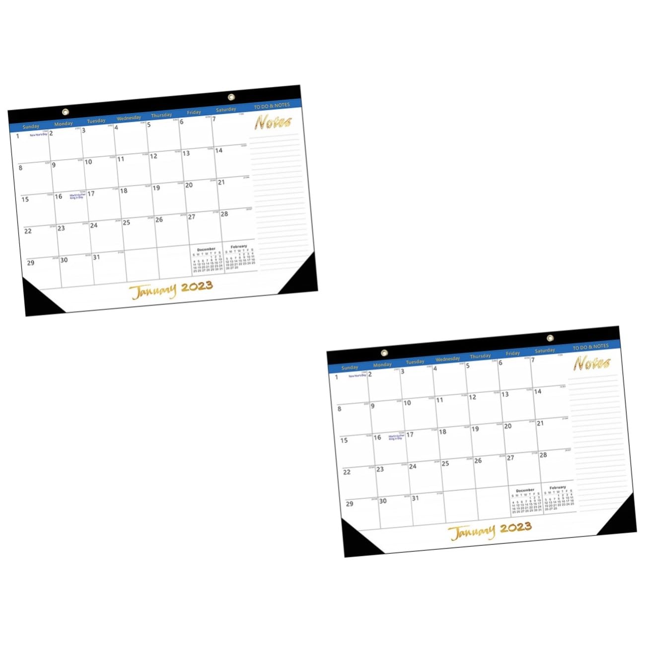 VILLCASE 2stücke Wandkalender Hängender Monatskalender Für Termine Langlebiger Raumkalender Mit Glatter Oberfläche Für Tägliche Nutzung Für Zuhause Und Büro