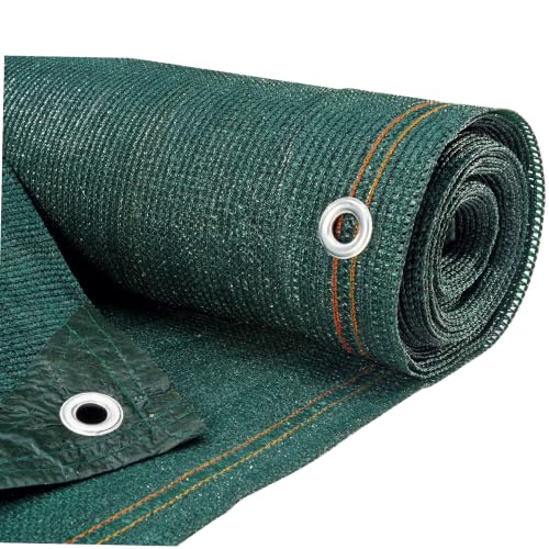 Image of WERKA PRO 10069 Blackout Privacy Screen Roll Green Privacy Screen 300 g /m2 Reinforced Woven 10 x 1.8 m Polyethylene