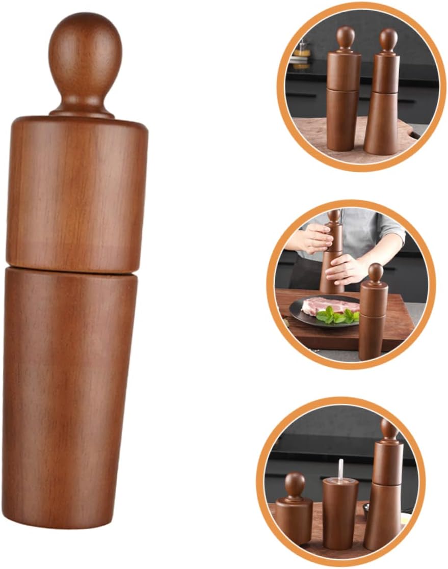 Manual Pepper Grinder Multi-Function Salt Mill Professional Kitchen Tool Adjustable Coarseness Portable Design for Home and Restaurant Use
