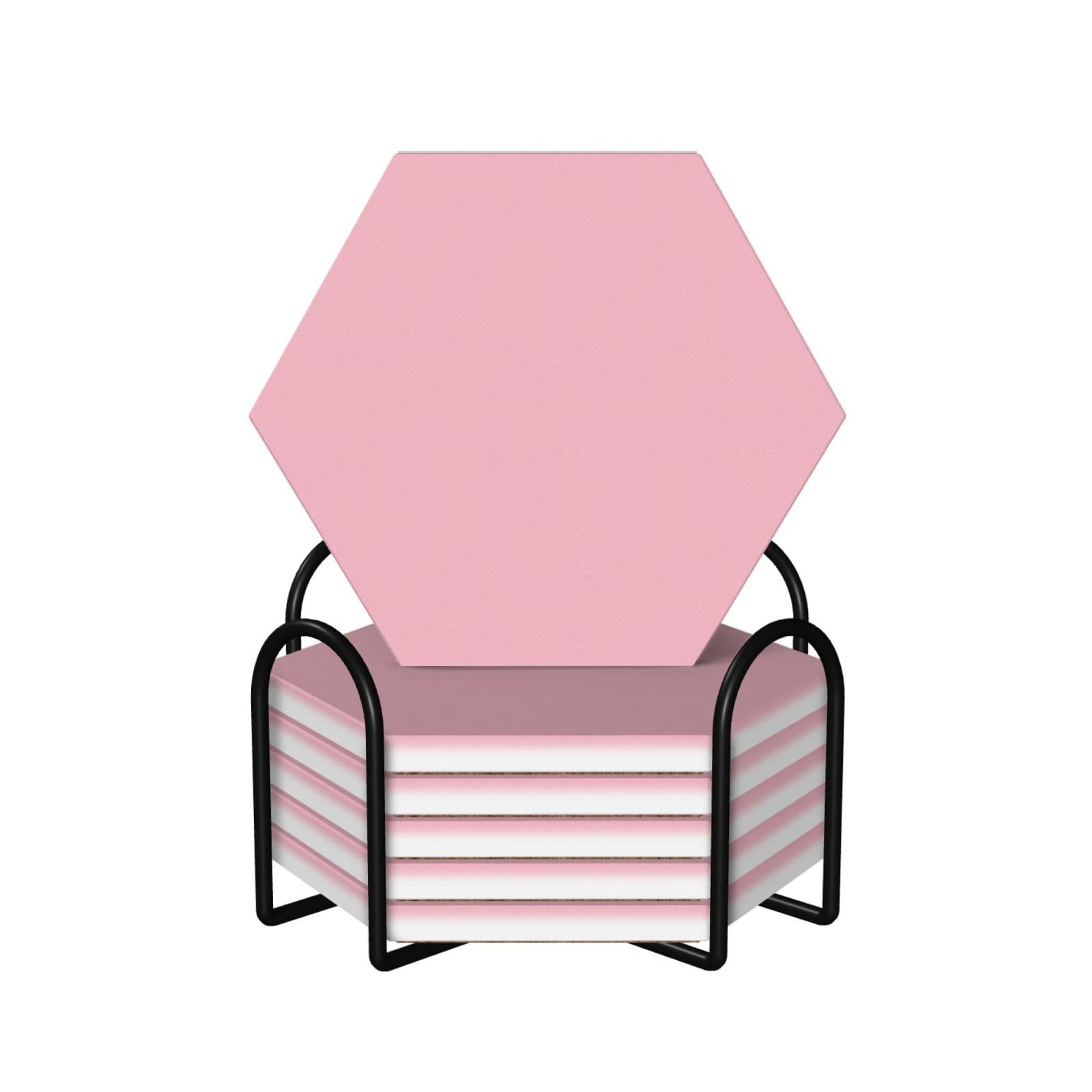 Dessous de verre céramique rose pour sublimer vos pauses café et apéritifs entre amis