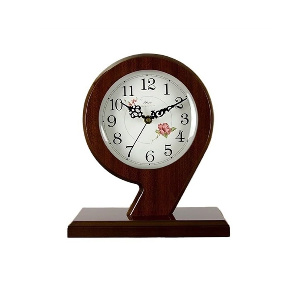 Reloj de mesa silencioso decorativo para salón y mesita de noche