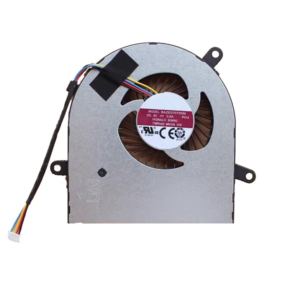 Laptop CPU Cooling Fan Compatible with Dell Insipron AIO 24 5400 5490 3477 Quiet Cooler Fan BAZE0707R5M