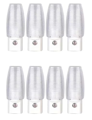 Automatic Plug-in Night Light Dusk to Dawn LED Soft White (8-Pack)