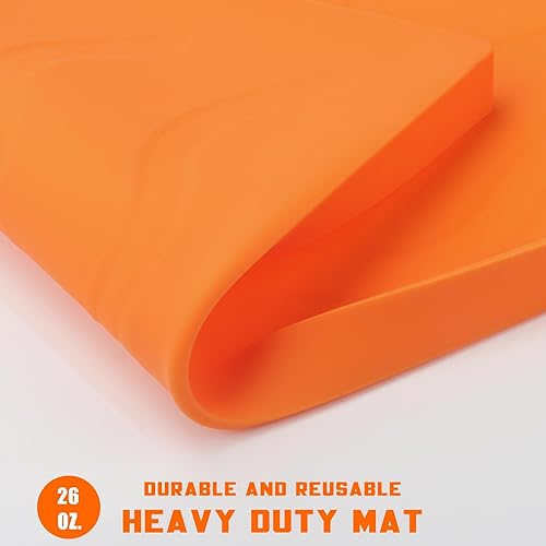 Miniatura 3 de Alfombrilla de silicona para parrilla Blackstone de 28 pulgadas, cubierta protectora de silicona de grado alimenticio para todas las estaciones,