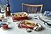 STAUB Ceramics Rectangular Baking Dish Set, 2 pc, Cherry