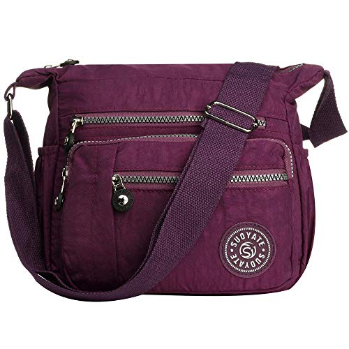 Image of YYW Crossbody Bag for Women, Multifunctional Shoulder Handbag with Pockets | Perfect for Daily Use, Travel, Work and Outdoor Activities, Lightweight Nylon